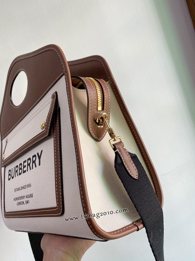 Burberry專門店新款撲克包拉鏈 巴寶莉Horseferry印花托特包 yxb1096